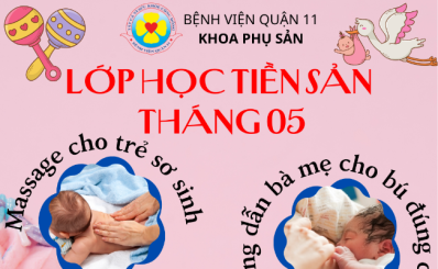 Lớp học tiền sản tháng 05 năm 2023